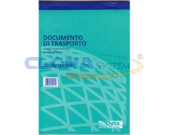 Blocco documento di trasporto A5 2 copie DATA UFFICIO